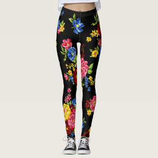 Leggings léggins floraux contemporains
