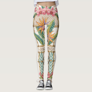 Leggings Leggins floraux de paradis