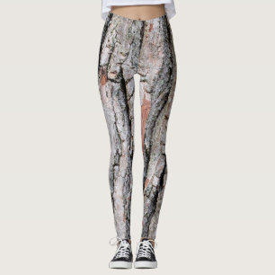 Leggings leggins tronc d'arbre