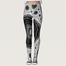 Legs d'art fractal gris/noir