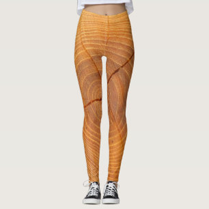 Leggings Legs de section de section de l'arbre d'acacia