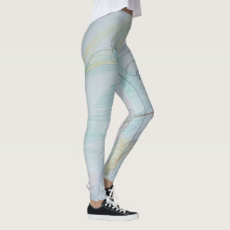 Leggings Legs : print Swans
