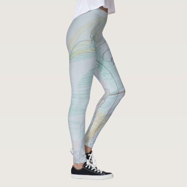 Leggings Legs : print Swans (Droite)