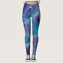 Legs Univers Nébuleuse Cosmique Bleue