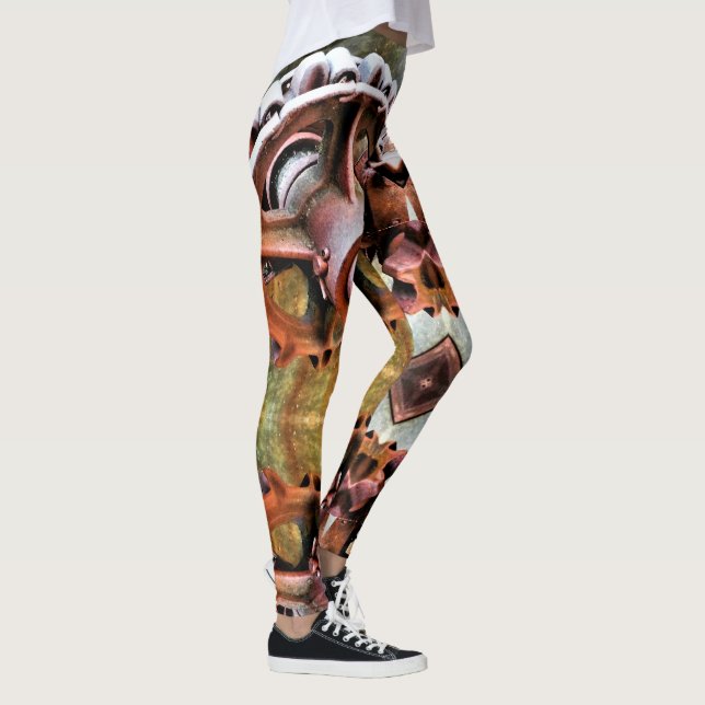 LEGGINGS LÉGUMES, COG À COUPE, MÉTAL, OEUFS, POUSSIÈRE (Droite)