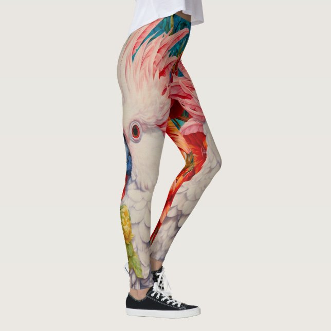 Leggings Légumes de Cockatoo brillants - Joli (Droite)