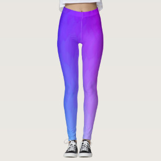 Leggings Légumineuses à flamme violette, bleue, rose