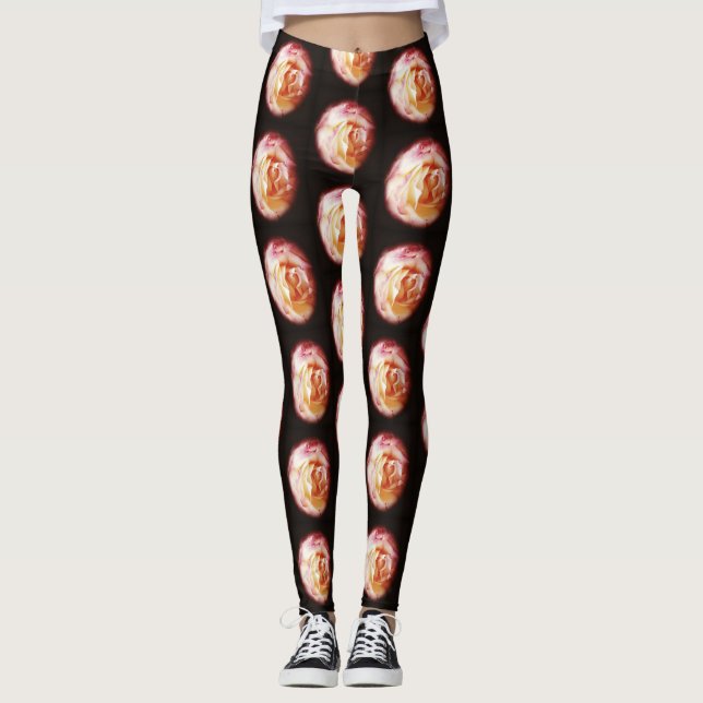 Leggings Légumineuses à fleurs (Devant)