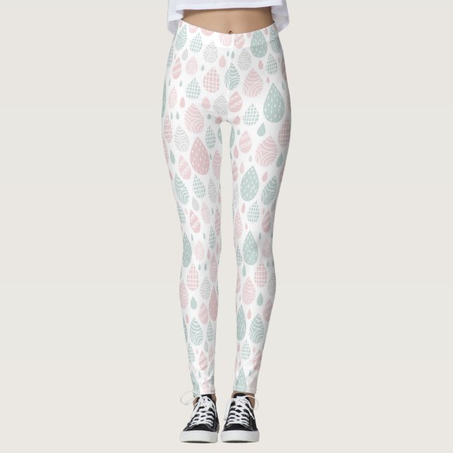 Leggings Légumineuses à gouttes de pluie artificielles (Devant)