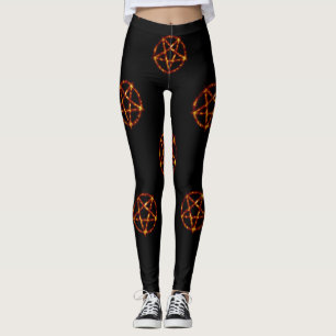 Leggings légumineuses à pentagramme