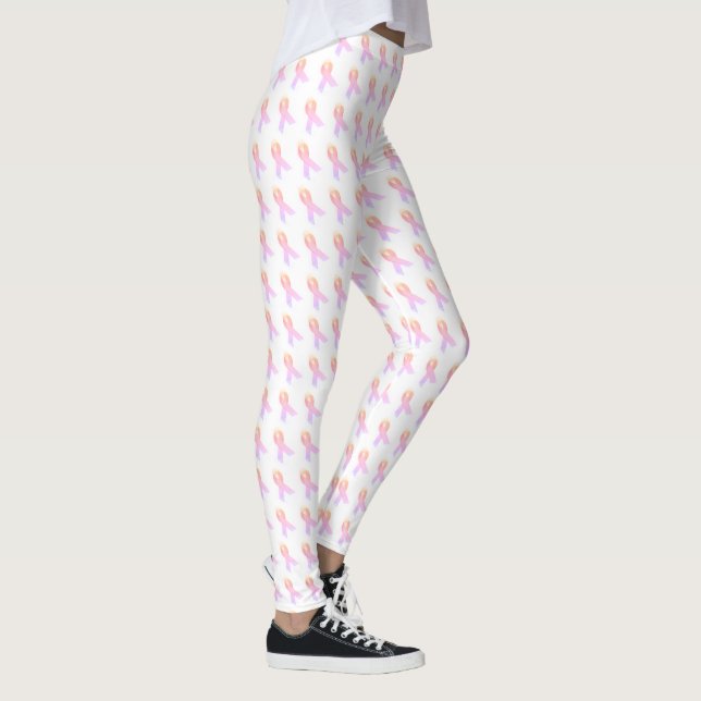 Leggings Légumineuses à ruban rose (Droite)