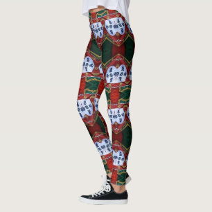 Leggings Légumineuses de design portugais
