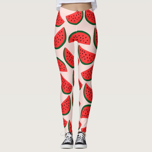 Leggings Légumineuses de pastèque (Devant)