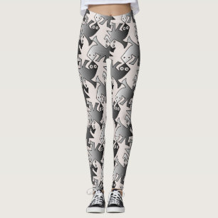 Leggings légumineuses de tessellation de grenouille