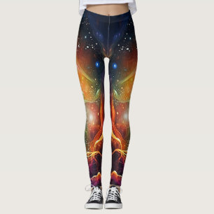 Leggings Légumineuses de yoga personnalisées avec chakras