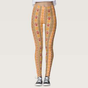 Leggings Légumineuses Empreintes de pattes