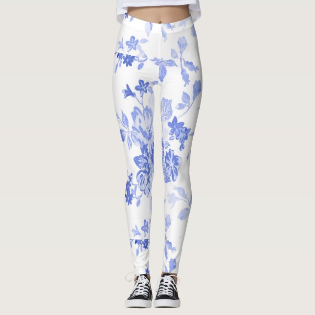 Leggings Légumineuses florales (Devant)