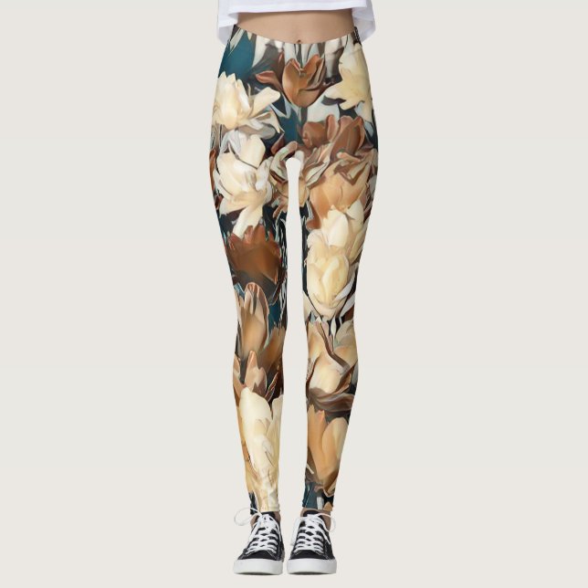 Leggings Légumineuses florales avec effet fée (Devant)