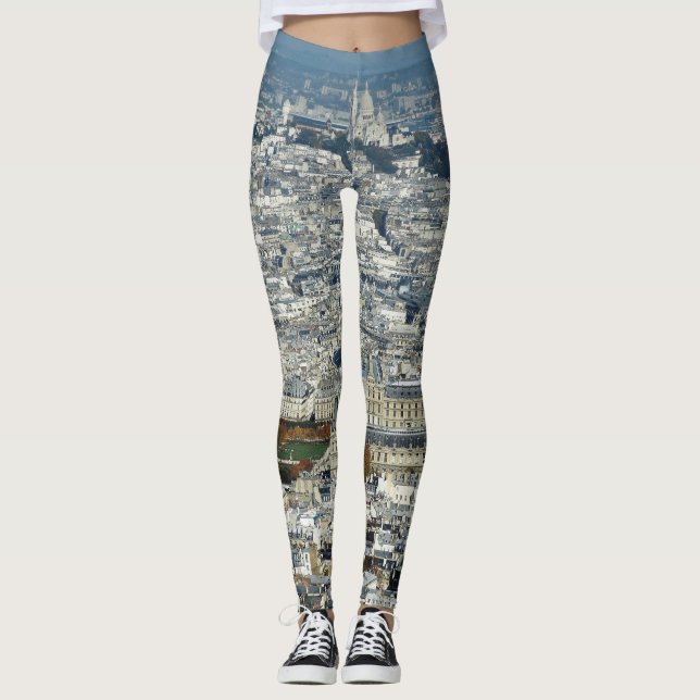 Leggings Légumineuses miniatures parisiennes pour femmes (Devant)