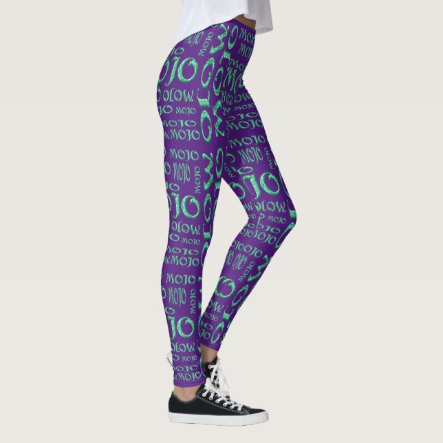Leggings Légumineuses pourpres mojo (Droite)