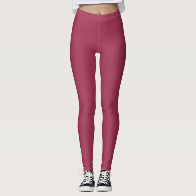 Leggings Légumineuses roses au vin (Devant)