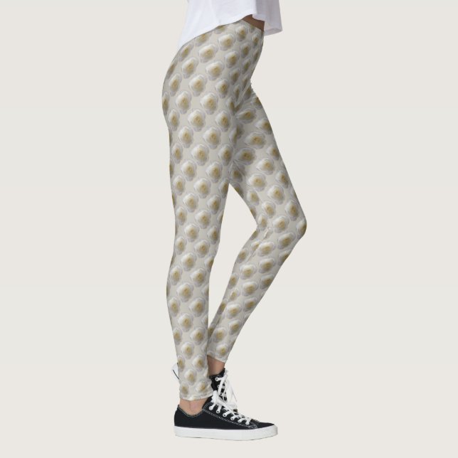 Leggings Légumineuses roses Belles Jambes Roses Blanches (Droite)