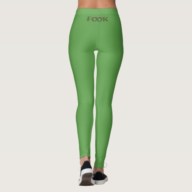 Leggings Légumineuses vert pâle (Dos)