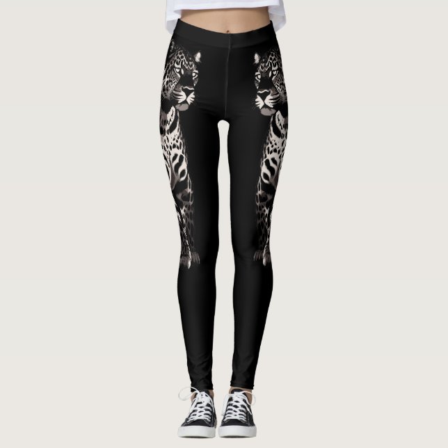 Leggings Leopard Animal  (Devant)