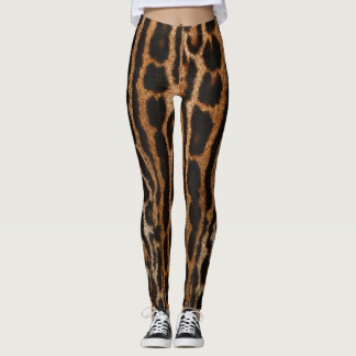 Leggings Léopard Fourrure Arrière - plan Texture Vintage