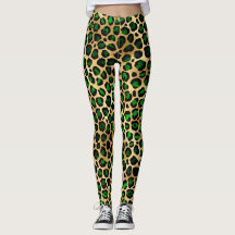 Leopard vert et or