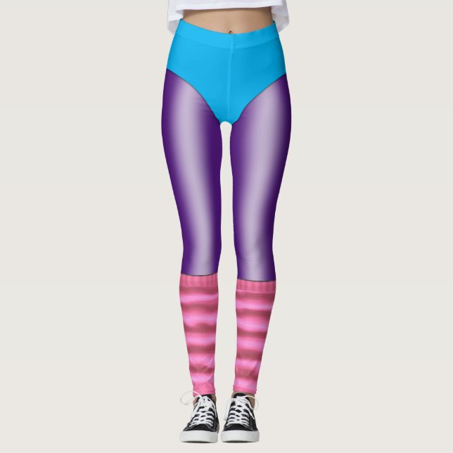 Leggings Leotard et Legchauffers pour entraînement aérobie  (Devant)