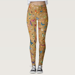 Leggings Les "1000 Papillons Or