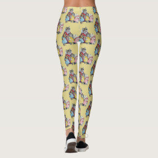 Leggings ~ Les 3 Petits Chatons ~ Original Jaune