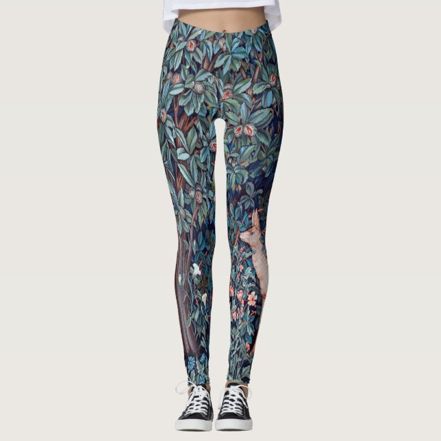 Leggings Les animaux dans la forêt, William Morris (Devant)