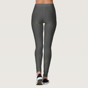 Leggings Les choses sauvages Gris Floral