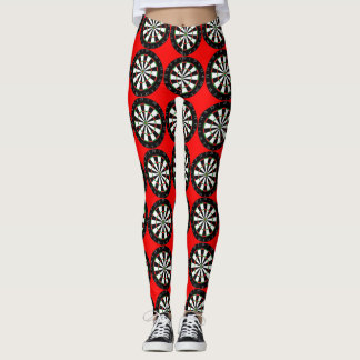 Leggings Les Cibles de flechettes modèlent le rouge