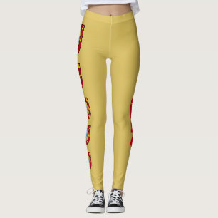 Leggings Les dames du Crest du Portugal
