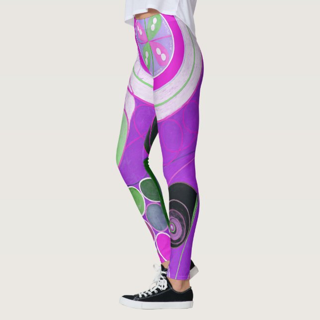 Leggings Les Dix Plus Grandes, Groupe IV, No 4 (Violet) (Gauche)