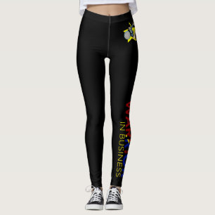 Leggings Les femmes guerrières dans la signature commercia