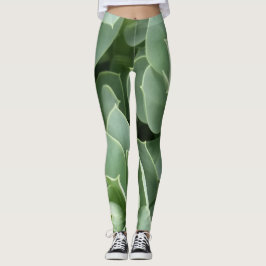 Leggings Les fleurs vertes