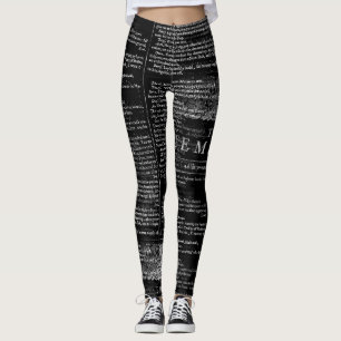 Leggings Les guêtres de jeu de Shakespeare de tempête