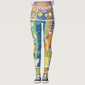 Leggings Les guêtres des femmes Copie-Modelées comiques