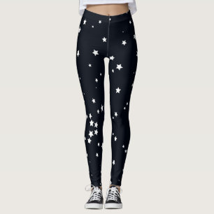 Leggings Les guêtres des femmes d'étoile de bleu marine