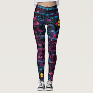 Leggings Les guêtres des femmes modelées par arcade