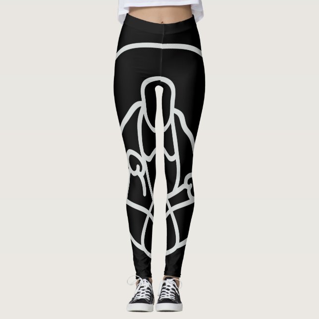 Leggings Les guêtres des femmes originales de Bouddha Cie. (Devant)