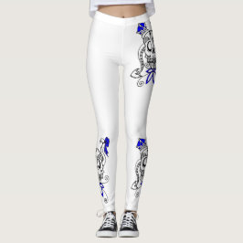 Leggings Les jambes adorent le design pourpre.