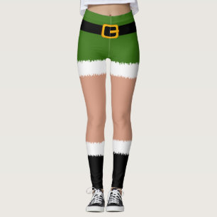 Leggings Les Jambes de Noël des costumes d'elfe
