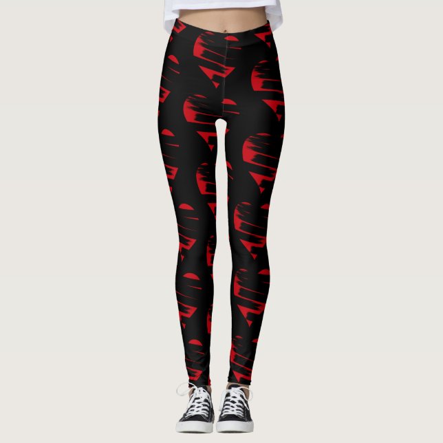 Leggings Les Jambes de Saint-Valentin (Devant)