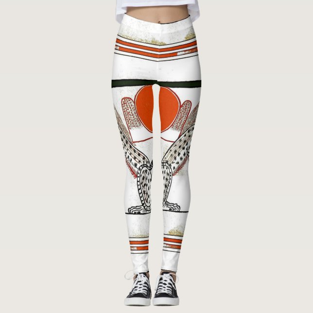 Leggings Les jambes des femmes des dieux égyptiens (Devant)