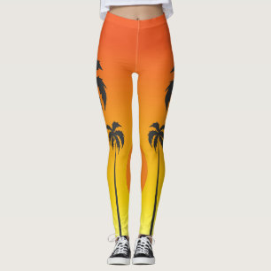 Leggings Les jambes des femmes du coucher du soleil